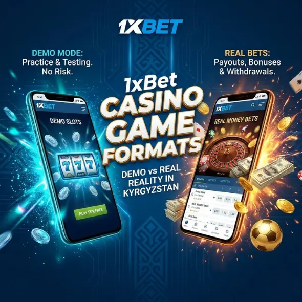 Форматы игры в казино 1xBet: демо и реальные ставки