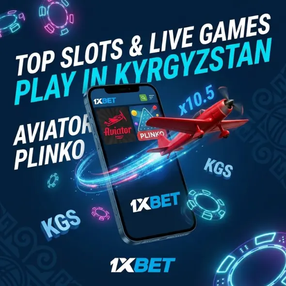Ассортимент слотов и live-игр в казино 1xBet